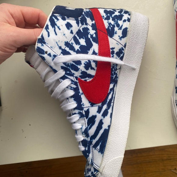 2020 NIKE BLAZER MID ‘77 VINTAGE “BLUE TIE-DYE”SIZE 9 - Picture 6 of 11